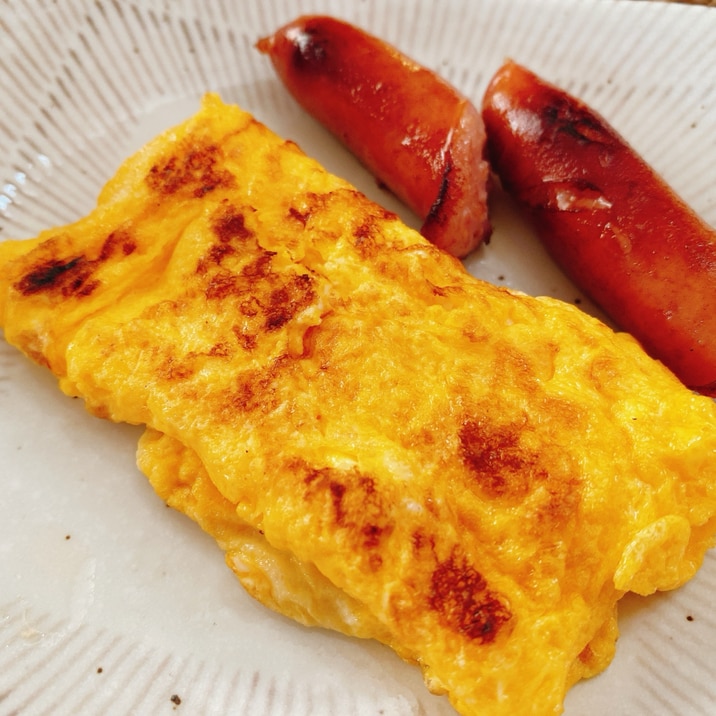 ➿卵焼きとウインナー焼き➿